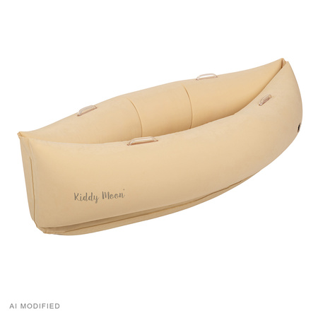 KiddyMoon IP-001 Dmuchana łódka Zabawka sensoryczna, beżowy