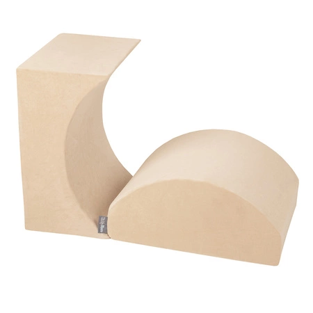 KiddyMoon Piankowy plac zabaw VELVET PPZV-222 Zabawka plac zabaw, beż piasku