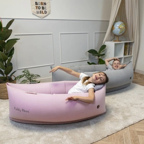 KiddyMoon IP-001 Dmuchana łódka Zabawka sensoryczna, szary