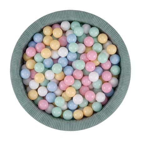 KiddyMoon ANAFI basen piankowy z piłeczkami 7 cm