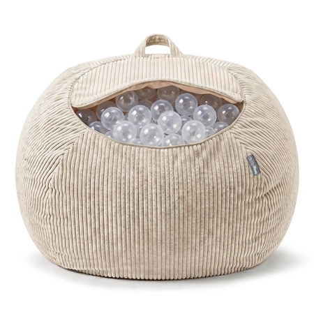 KiddyMoon fotel 2w1 worek na pluszaki