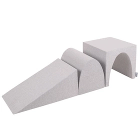 KiddyMoon Piankowy plac zabaw PPZ-243 Zabawka plac zabaw, jasnoszary