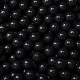 KiddyMoon Plastikowe piłeczki 6cm Zabawka zestaw kulek, czarny