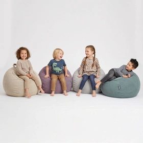 KiddyMoon fotel 2w1 worek na pluszaki