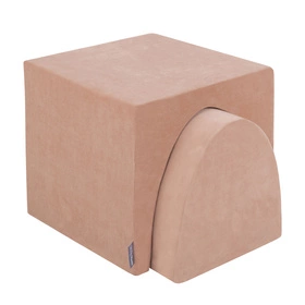 KiddyMoon Piankowy plac zabaw VELVET PPZV-212 Zabawka plac zabaw, róż pustyni