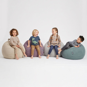 KiddyMoon fotel 2w1 worek na pluszaki