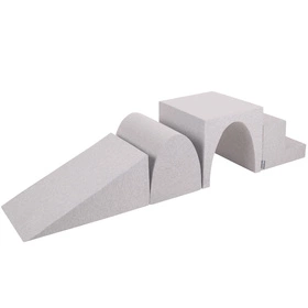 KiddyMoon Piankowy plac zabaw PPZ-244 Zabawka plac zabaw, jasnoszary