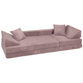 KiddyMoon KANAPA z poduszkami KKMP-1400 Mebel piankowy, fioletowy