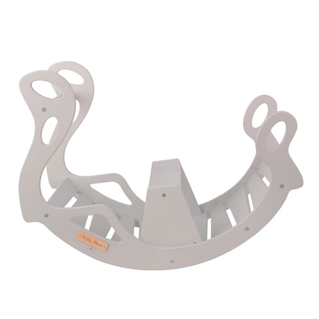 KiddyMoon Bujak dla dzieci WR-001 Zabawka na biegunach, grey