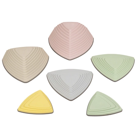 KiddyMoon Kamienie balansujące RS-001 Zabawka sportowa, multicolor