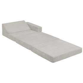 KiddyMoon Fotel KFM-700 Mebel piankowy, szary jasny