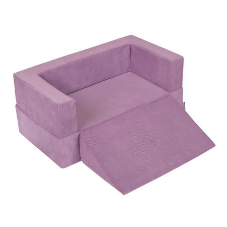KiddyMoon SBMP-K-900 Mebel piankowy, fioletowy: pastelowy beż-pastelowy żółty-biały-mięta-pudrowy róż