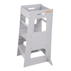 KiddyMoon ST-003 Mebel kitchen helper, szary