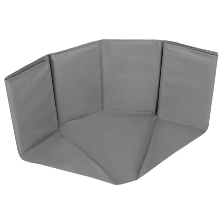 Suchy basen składany BS-100X z piłeczkami 6cm Zabawka kojec, szary: biały-szary-mięta