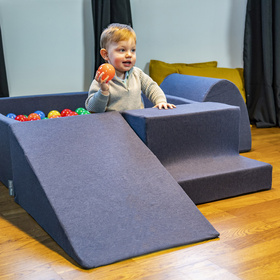 KiddyMoon Piankowy plac zabaw PPZ-223 Zabawka plac zabaw, granatowy