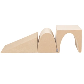 KiddyMoon Piankowy plac zabaw VELVET PPZV-243 Zabawka plac zabaw, beż piasku