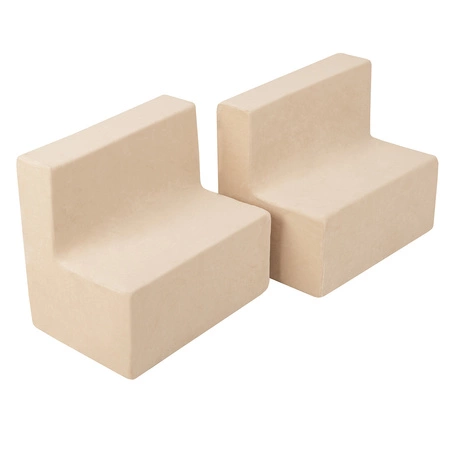 KiddyMoon Piankowy plac zabaw VELVET PPZV-232 Zabawka plac zabaw, beż piasku