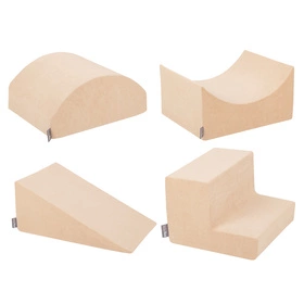 KiddyMoon Piankowy plac zabaw VELVET PPZV-214 Zabawka plac zabaw, beż piasku