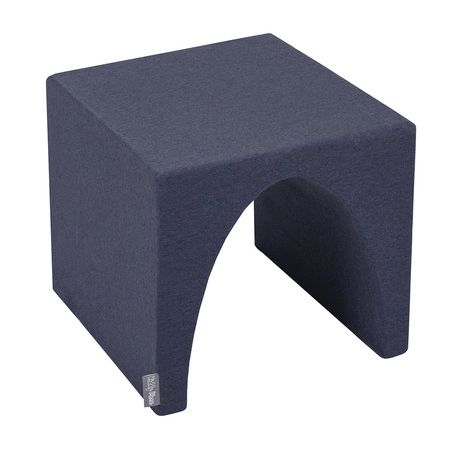 KiddyMoon Piankowy plac zabaw PPZP-KW30D-124 z piłeczkami Zabawka plac zabaw, granatowy: jasny zielony-pomarańcz-turkus-niebieski-babyblue-żółty