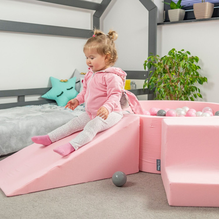 KiddyMoon Piankowy plac zabaw PPZ-214 Zabawka plac zabaw, różowy