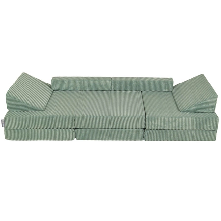 KiddyMoon Kanapa KKM-1400 Mebel piankowy, zielony