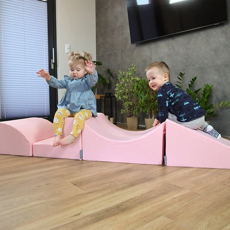 KiddyMoon Piankowy plac zabaw PPZ-214 Zabawka plac zabaw, różowy