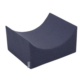 KiddyMoon Piankowy plac zabaw PPZP-OK30D-135 z piłeczkami Zabawka plac zabaw, granatowy: babyblue-niebieski-perła