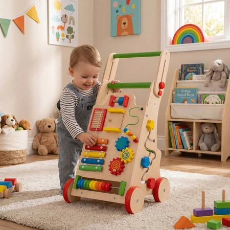 KiddyMoon Chodzik WK-002 Zabawka edukacyjna, wielokolorowy