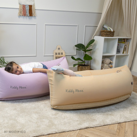 KiddyMoon IP-001 Dmuchana łódka Zabawka sensoryczna, beżowy