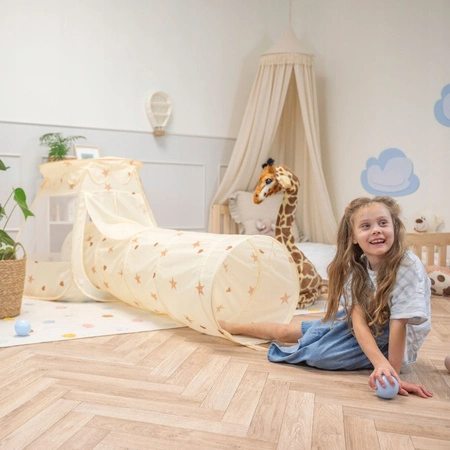 Tunel TT-100X Zabawka tunel, jasny beż