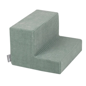 KiddyMoon Piankowy plac zabaw STRIPES PPZP-OK30VS-122 z piłeczkami Zabawka plac zabaw, zielony: ciemny turkus-pastelowy beż-miedziany