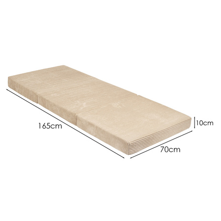 KiddyMoon Materac KMM-1650 Mebel piankowy, beżowy
