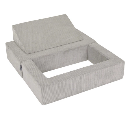 KiddyMoon SBM-K-900 Mebel piankowy, jasnoszary