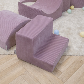 KiddyMoon Piankowy plac zabaw STRIPES PPZVS-211 Zabawka plac zabaw, fioletowy