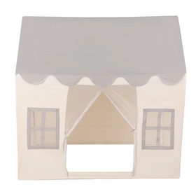 KiddyMoon Domek do zabawy PH-002 Zabawka namiot dla dzieci, white-grey