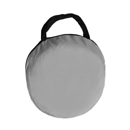 Namiot zamek NZ-100X z piłeczkami 6cm Zabawka namiot dla dzieci, szary: biały-szary-babyblue-pudrowy róż