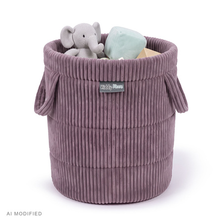 KiddyMoon KM-BIN Zabawka kosz, fioletowy