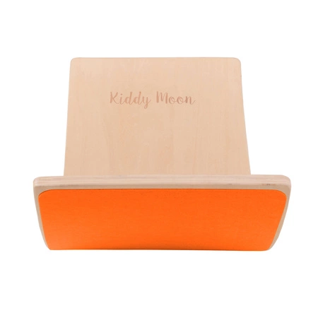 KiddyMoon Deska balansująca BB-002 Zabawka sportowa, natural/orange felt