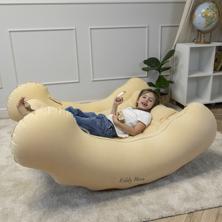 KiddyMoon IR-001 Dmuchany bujak Zabawka sensoryczna, beżowy