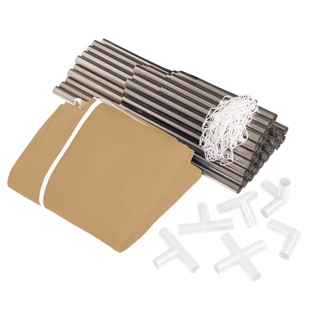 Boisko BO-100X z piłeczkami 6cm Zabawka kojec, beżowy: pastelowy beż-łososiowy-biały