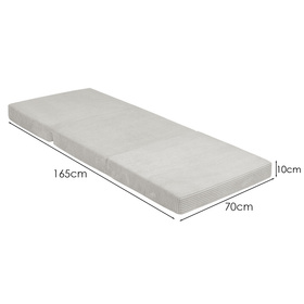 KiddyMoon Materac KMM-1650 Mebel piankowy, jasnoszary