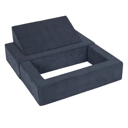 KiddyMoon SBM-K-900 Mebel piankowy, granatowy