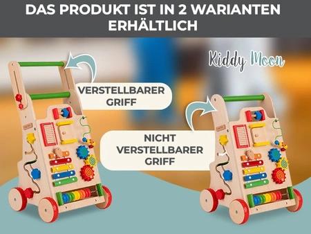 KiddyMoon Chodzik WK-002 Zabawka edukacyjna, wielokolorowy