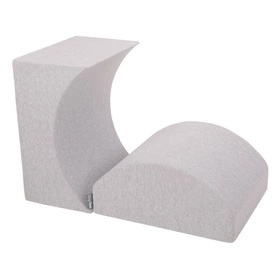 KiddyMoon Piankowy plac zabaw PPZ-222 Zabawka plac zabaw, jasnoszary