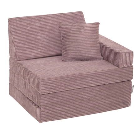 KiddyMoon FOTEL z poduszką KFMP-700 Mebel piankowy, fioletowy