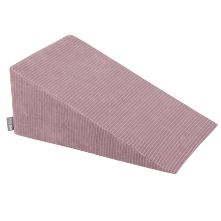 KiddyMoon Piankowy plac zabaw STRIPES PPZP-OK30VS-112 z piłeczkami Zabawka plac zabaw, fioletowy: pastelowy beż-biały-perła-szary