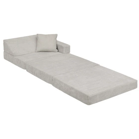 KiddyMoon FOTEL z poduszką KFMP-700 Mebel piankowy, jasnoszary