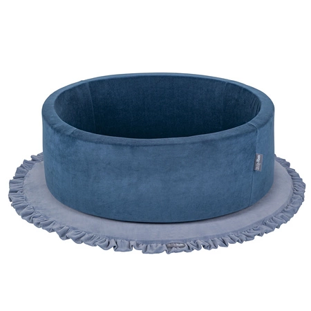 KiddyMoon Mata piankowa do zabawy Zabawka mata, błękit lodu