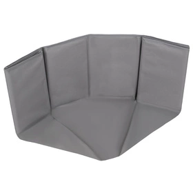 Suchy basen składany BS-100X z piłeczkami 6cm Zabawka kojec, szary: biały-szary-mięta