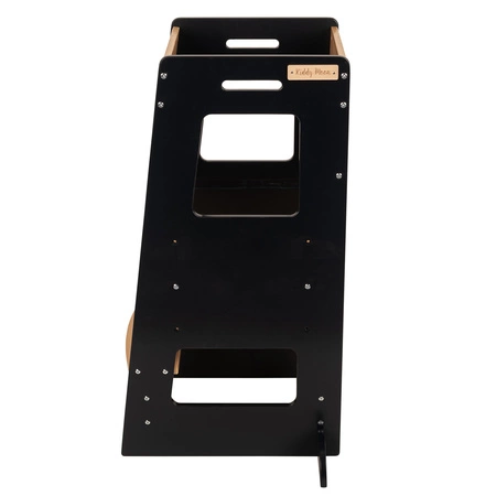 KiddyMoon ST-003 Mebel kitchen helper, black/natural